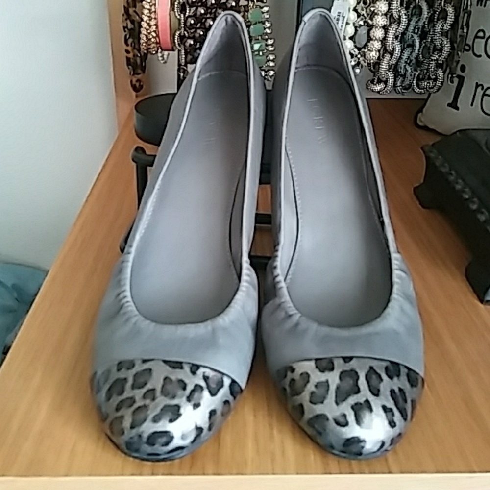 J. Crew Factory cap-toe flats